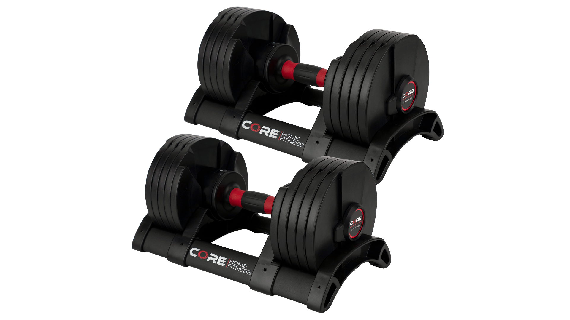 Adjustable Dumbbell Weight Set 5-50 Core Home Fitness