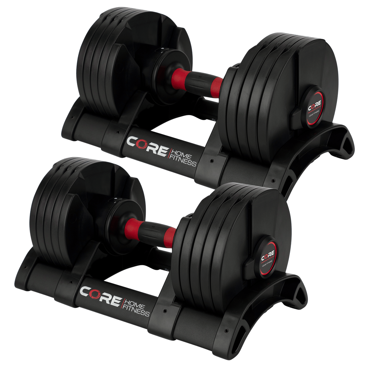 Adjustable Dumbbell Weight Set 5 50 lbs. Core Home Fitness