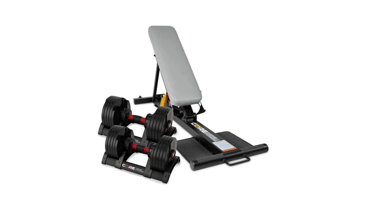 Adjustable Dumbbells & Glute Drive Plus Combo Pack