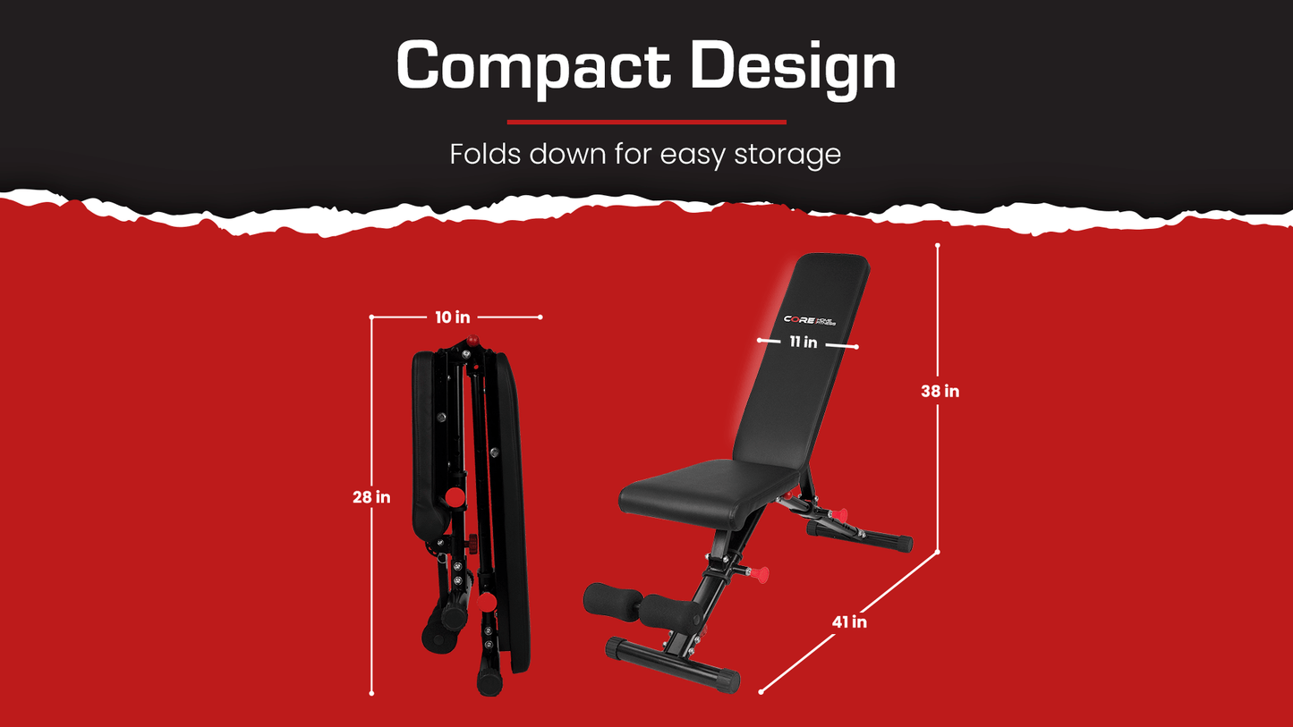 Foldable Adjustable Bench FAB100